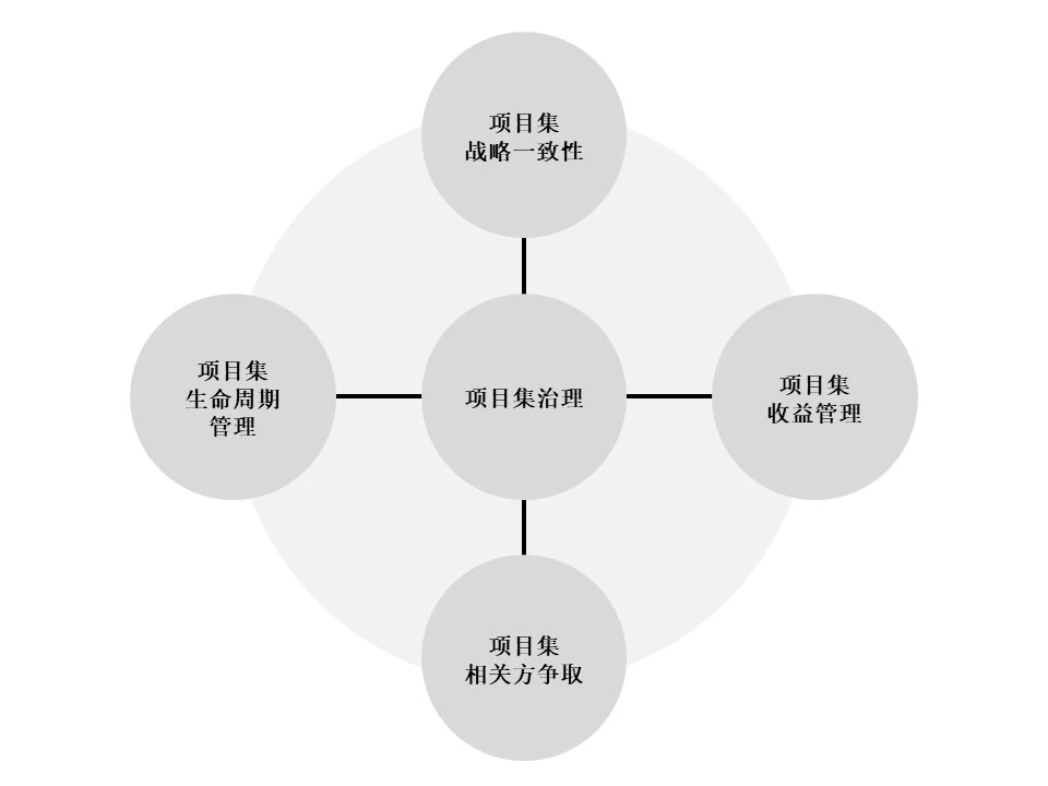 项目集管理绩效域示意图